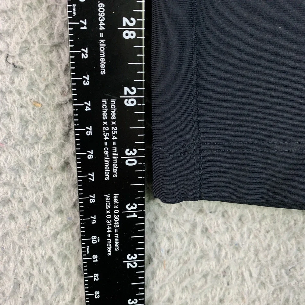 Lululemon Commission Pant Mens 31 x 31 Black Warpstreme Slim Tapered Fit Preppy